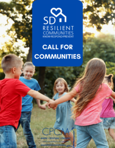 Cover of Call for Communities Packet features children playing outside.